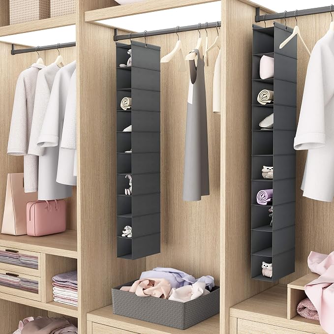 MAX Houser 10-Shelf Hanging Shoe Shelf Organizer, Hanging Shoe Storage - Image 6