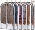 Hanging Clothes Storage with 4" Gusseted Garment Covers by MsKitchen