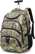 Boavan Rolling Backpack, 17 inch Water Resistant Wheeled Backpack, Carry on by Boavan