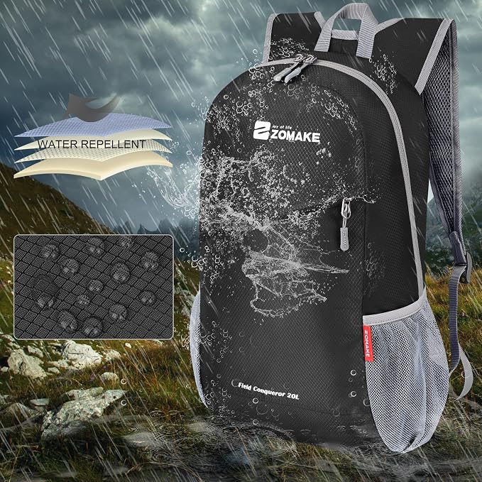 ZOMAKE Lightweight Packable Backpack 20L, Foldable Backpacks Small Daypack - Image 5