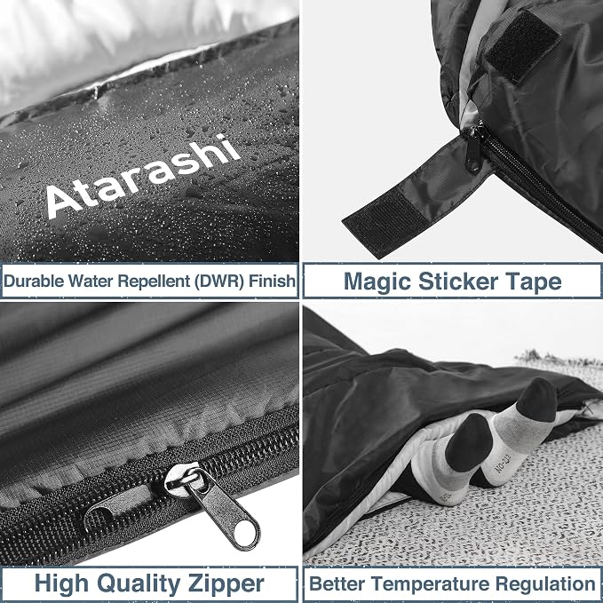 Atarashi Camping Sleeping Bag- 4 Seasons - Image 4