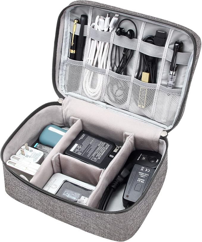 VOCUS Electronics Organizer Travel Cable Organizer Bag - Image 2
