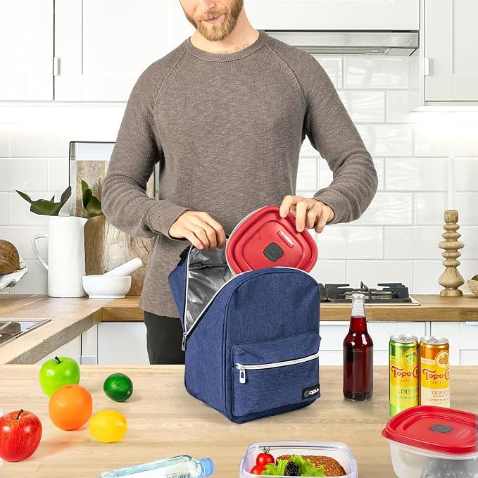 opux Lunch Box for Girls Boys Kids, Insulated Leakproof Lunch Bag, Reusable - Image 3