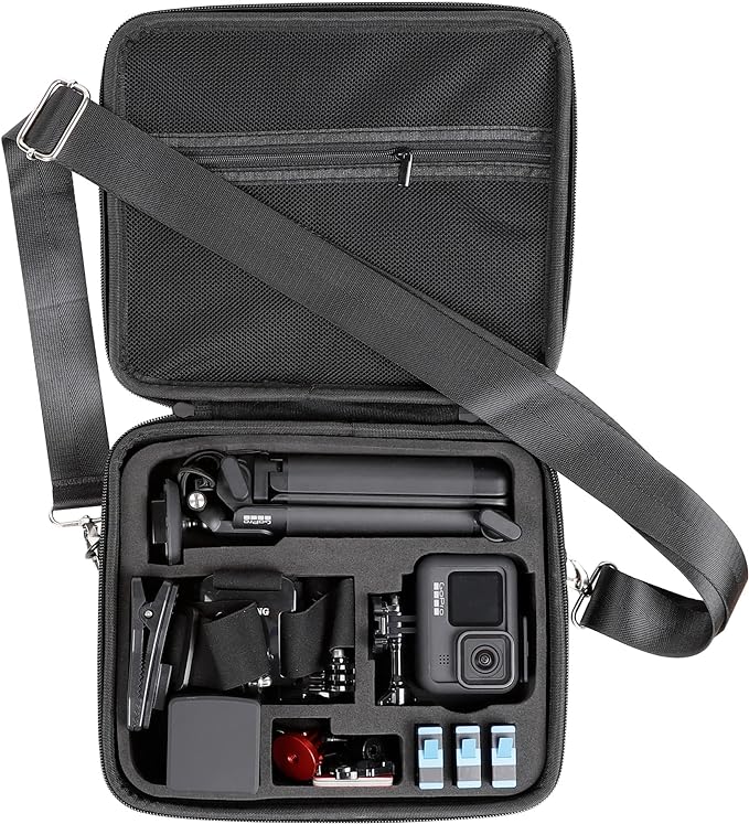 PellKing Hard Case for GoPro Hero 13/12/11/10/9/8/7/2018/6/5 Blcak/4 Silvery by PellKing
