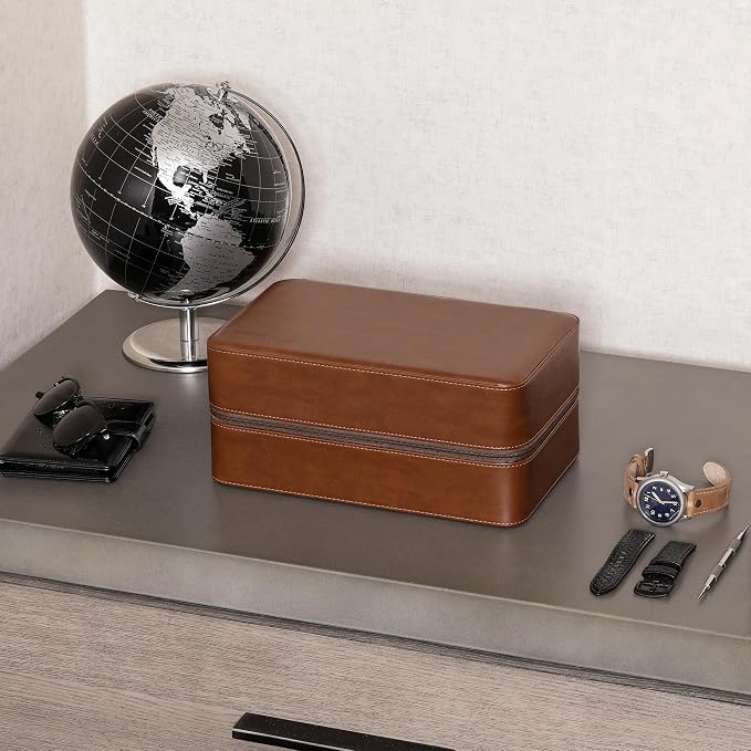 ROTHWELL 8 Watch Travel Case Storage Organizer - Image 7