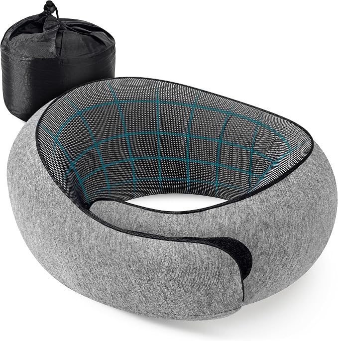 Travel Pillows for Airplanes, Neck Pillow for Traveling Using Memory Foam by CHIZEKOO