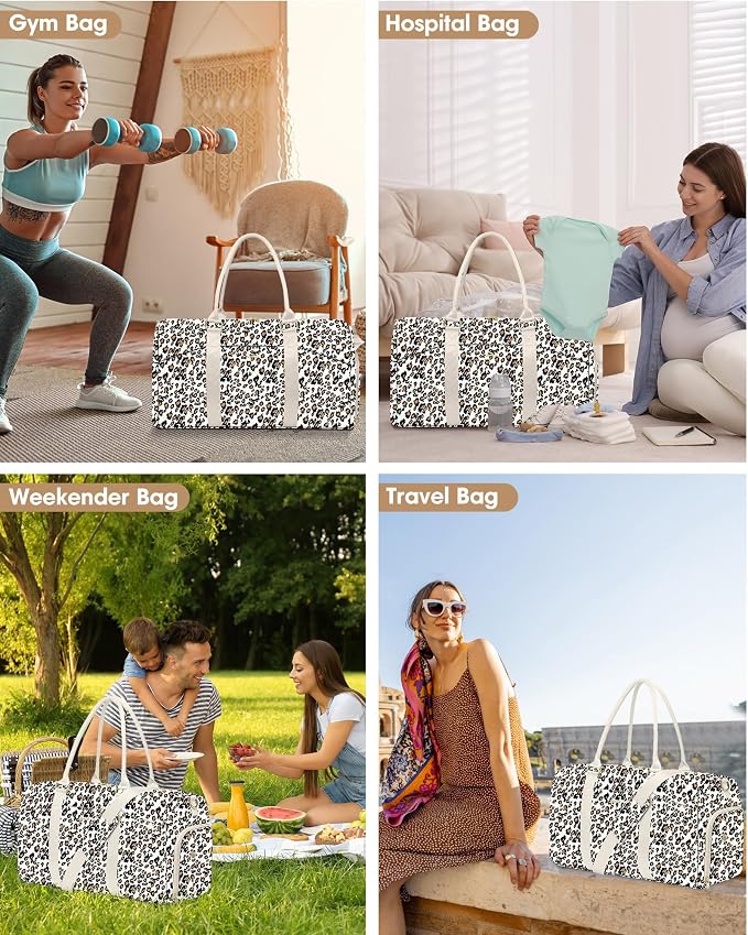 Women Duffle Weekender Travel Bag: Large Duffel Bags - Image 4