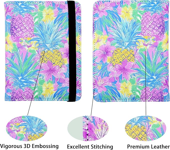 Tropical Pineapple Passport Holder - Image 2