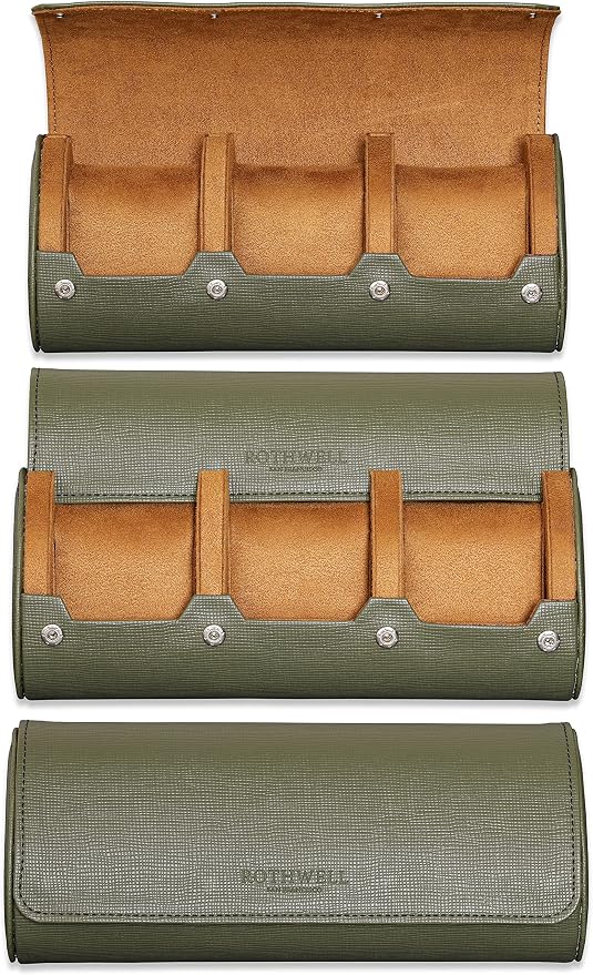 ROTHWELL Watch Roll Travel Case by RothwellSanFrancisco