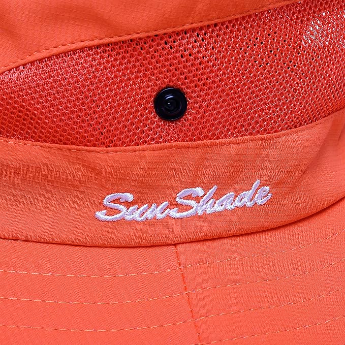 Womens Summer Sun Hat Beach Hat Wide Brim Outdoor UV Protection Hat Foldable - Image 7