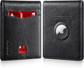 RUNBOX AirTag-Wallet-Mens-Slim-RFID Blocking Wallets Leather by RUNBOX