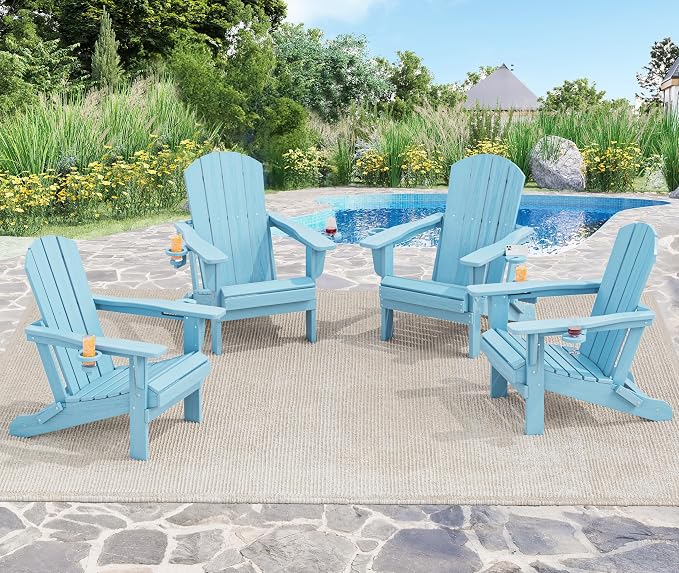 SERWALL Adirondack Chair with Cup Holders by SERWALL