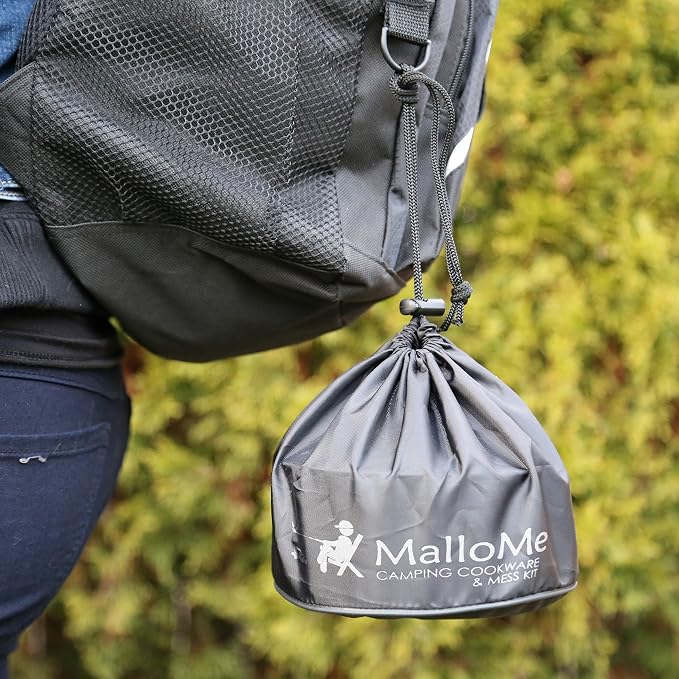 MalloMe Camping Cookware Mess Kit - Image 6