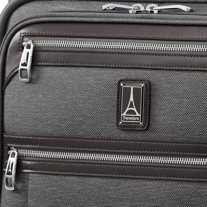 Travelpro Platinum Elite Softside Expandable Carry on Luggage, 8 Wheel Spinner - Image 2