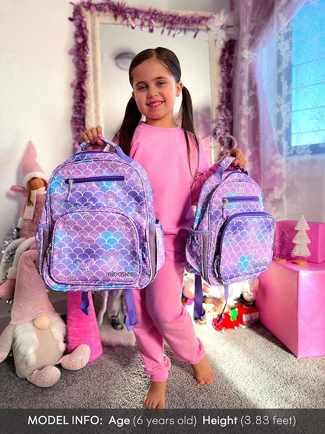mibasies Toddler Backpack for Girls 2-4: Cute Kids Backpacks for Girls - Image 2