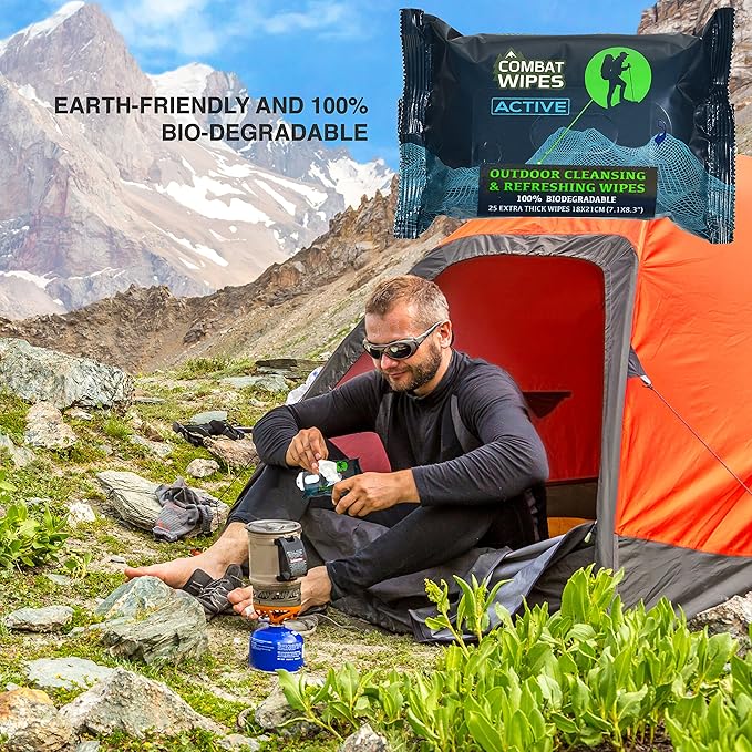 Combat Wipes ACTIVE Outdoor Wet Wipes - Image 5