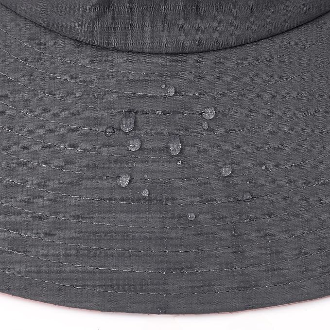 Womens Summer Sun Hat Beach Hat Wide Brim Outdoor UV Protection Hat Foldable - Image 9