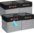 OrganiHaus 12x12 Fabric Storage Bins by OrganiHaus