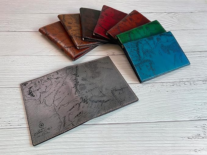 Handmade Leather Passport Wallet - Image 6