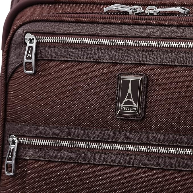 Travelpro Platinum Elite Softside Expandable Carry on Luggage, 8 Wheel Spinner - Image 2
