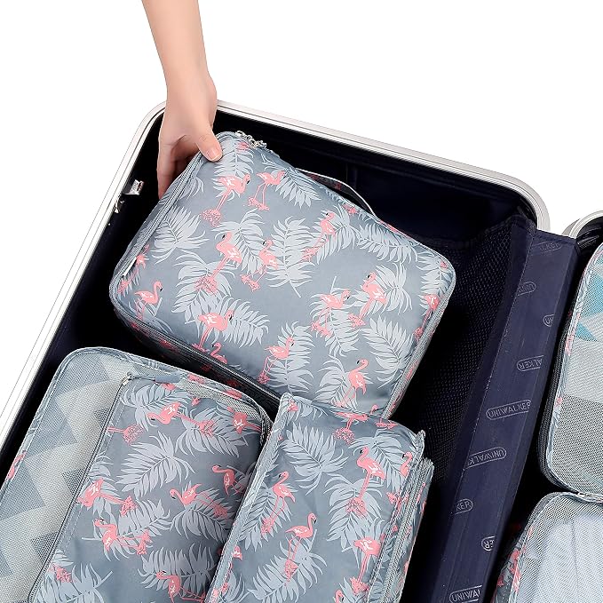 BAGAIL 8 Set Packing Cubes Luggage Packing Organizers - Image 6