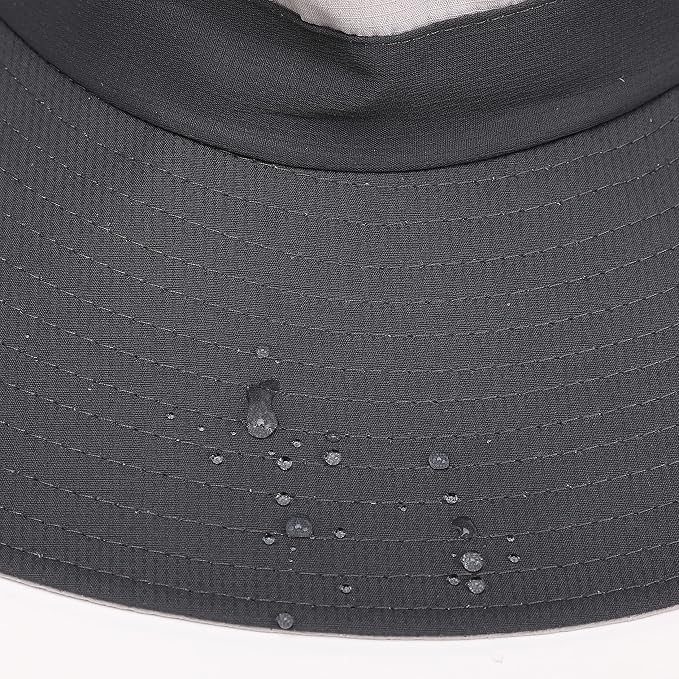 Womens Summer Sun Hat Beach Hat Wide Brim Outdoor UV Protection Hat Foldable - Image 9