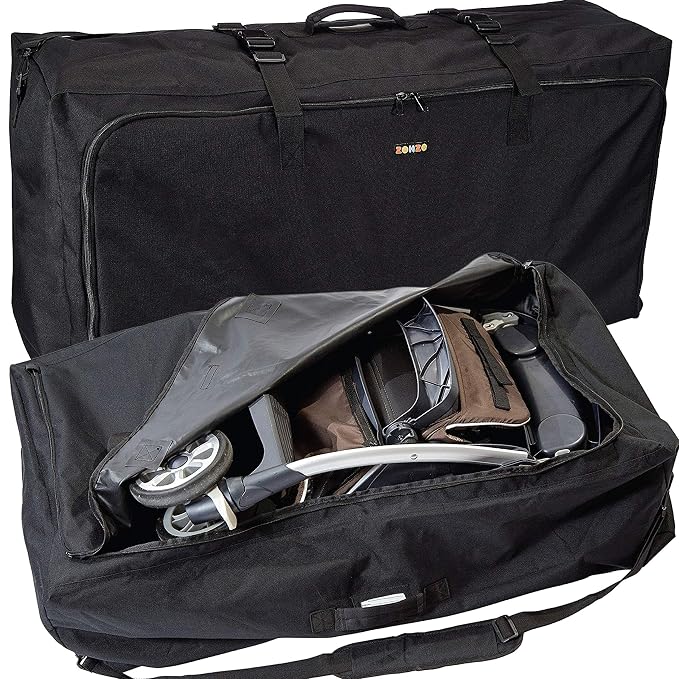 Stroller Travel Bag for Standard or Double/Dual Strollers by Zohzo
