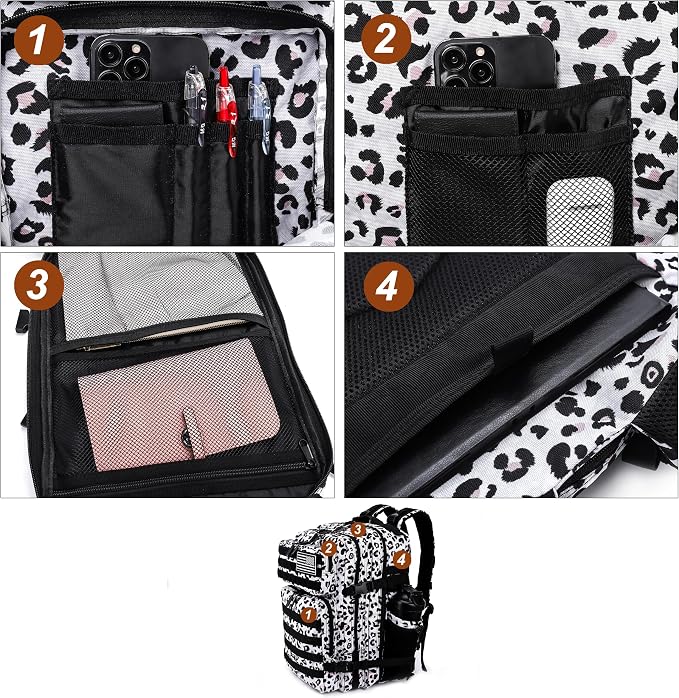 LHI Military Tactical Backpack for Men and Women 45L Army 3 Days Assault Pack - Image 6