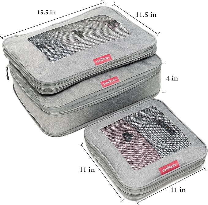 Compression Packing Cubes for Travel Organizers - Image 8