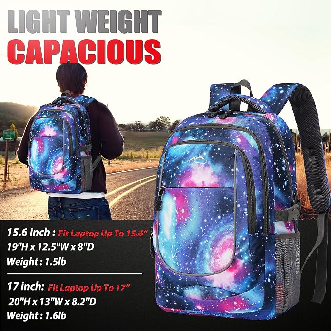 ProEtrade Galaxy Backpack Bookbag - Image 6